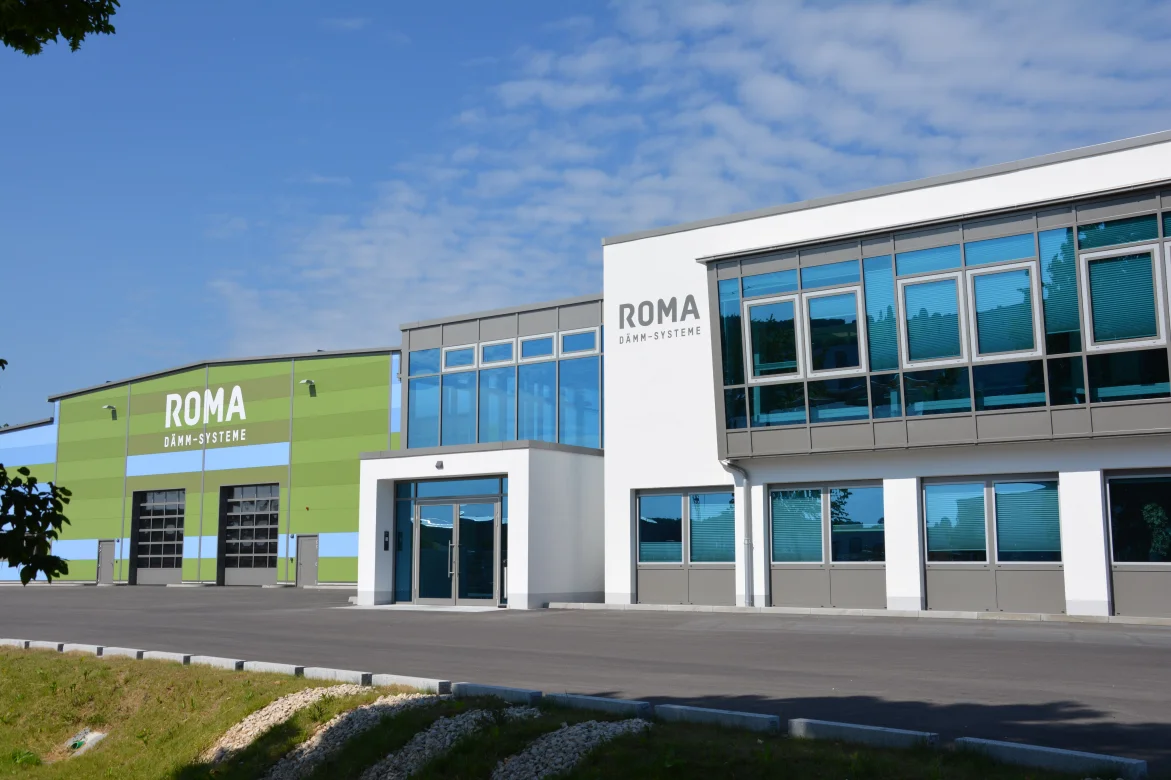 ROMA Firmengebäude am Standort Buttenwiesen