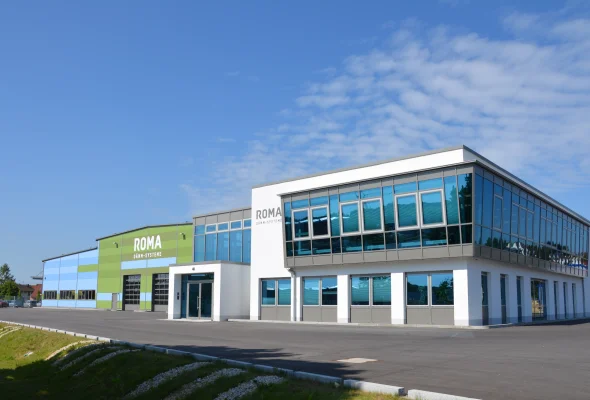 Das ROMA Firmengebäude in Buttenwiesen